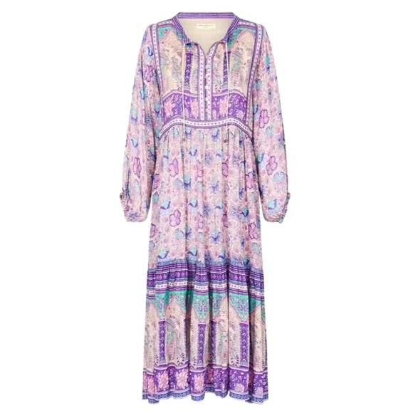 Spell & the Gypsy ✨🪻✨Poinciana Gown Lilac - Picture 5 of 6